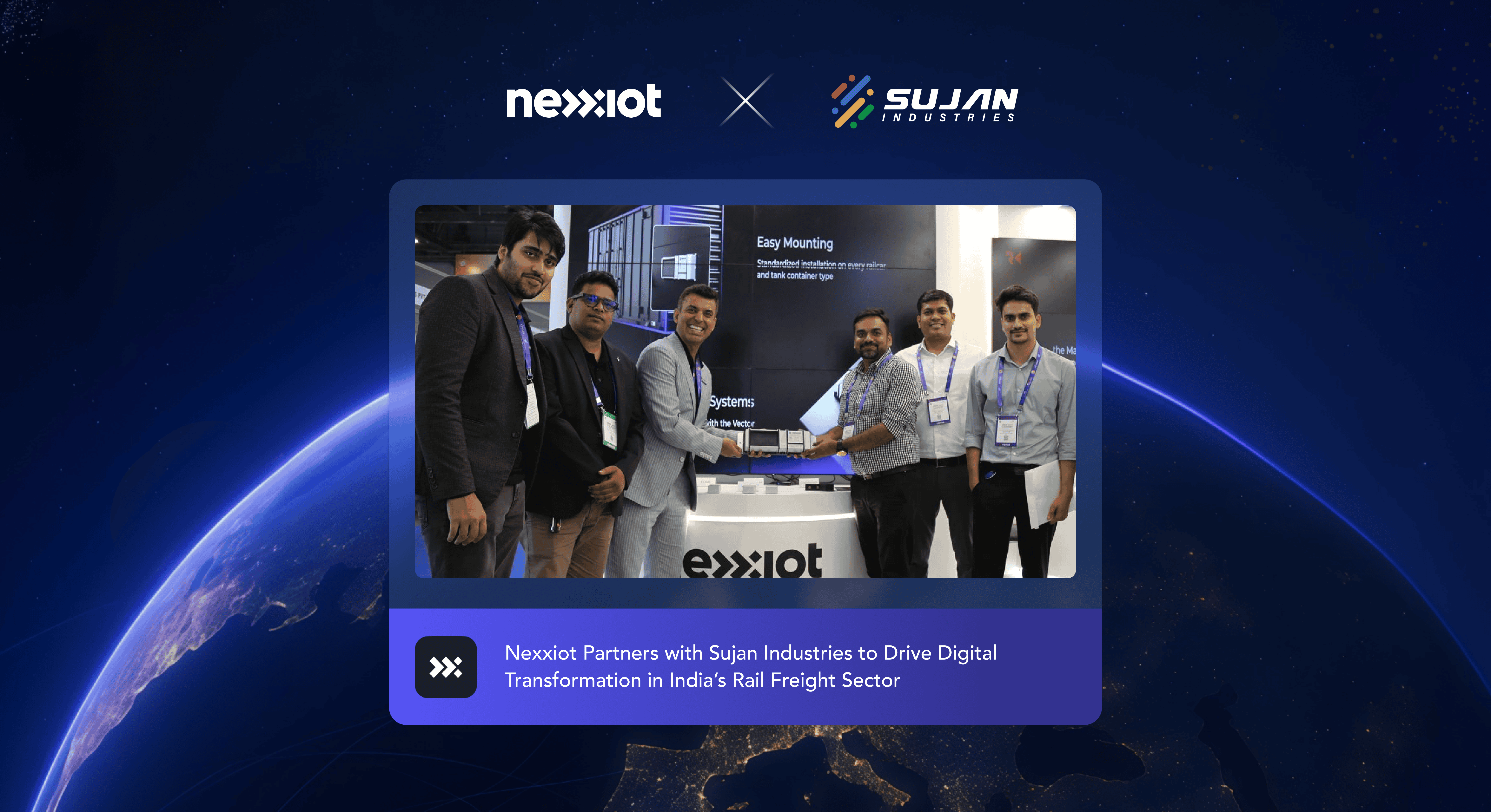Nexxiot Enters the Indian Market in Partnership with Sujan Industries 